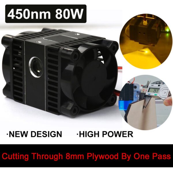 laser  450nm 80W Professional Version Laser Unit Spot Compressed Technolog