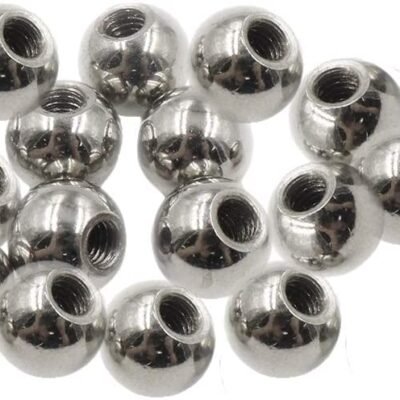 BTMB Stainless Steel K800 Drilling T Ball 10mm Dia M4   4 PCS