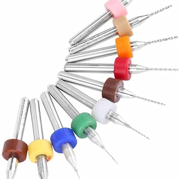 Tungsten Carbide (0.1 to 1mm) PCB Print Circuit Board Carbide Micro Drill Bits  for SMT CNC 10pcs