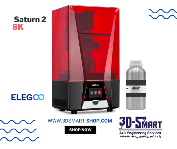 ELEGOO Saturn 2 Resin 3D Printer with 10'' 8K Mono LCD - Image 3