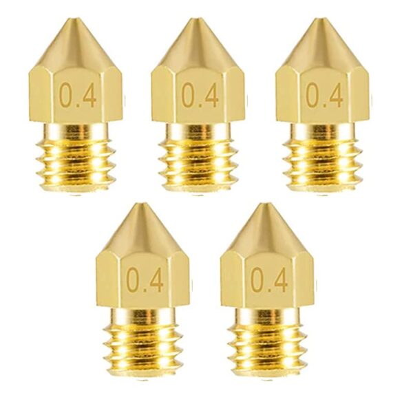 MK8 Flate Brass Nozzle 0.4mm - Image 2