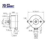 36mm Round Stepper Motor - Image 3
