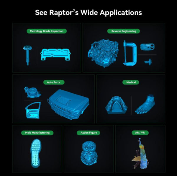 CREALITY CR-Scan Raptor 3D Scanner - Image 11