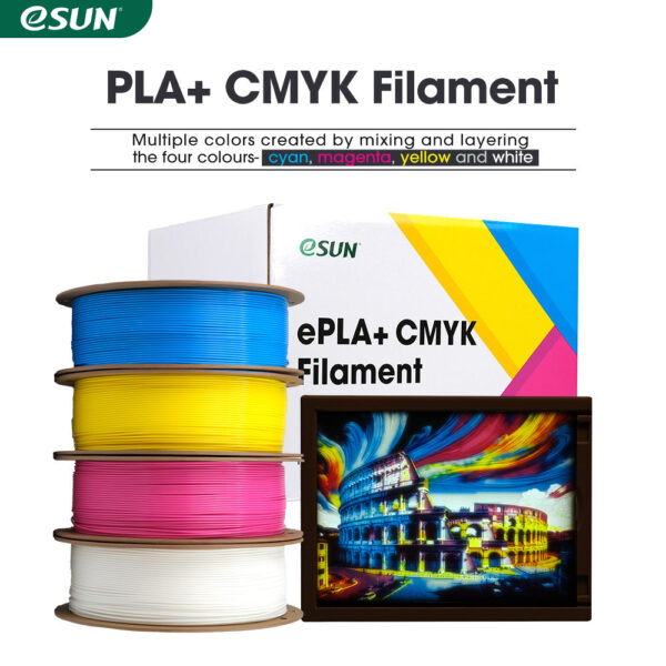 eSUN PLA+ CMYK Filament Bundle 4PCS - Image 10