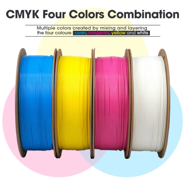 eSUN PLA+ CMYK Filament Bundle 4PCS - Image 8