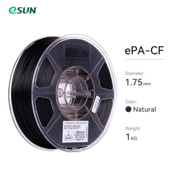 eSUN PA-CF 1.75mm 3D Filament 1KG - Image 6