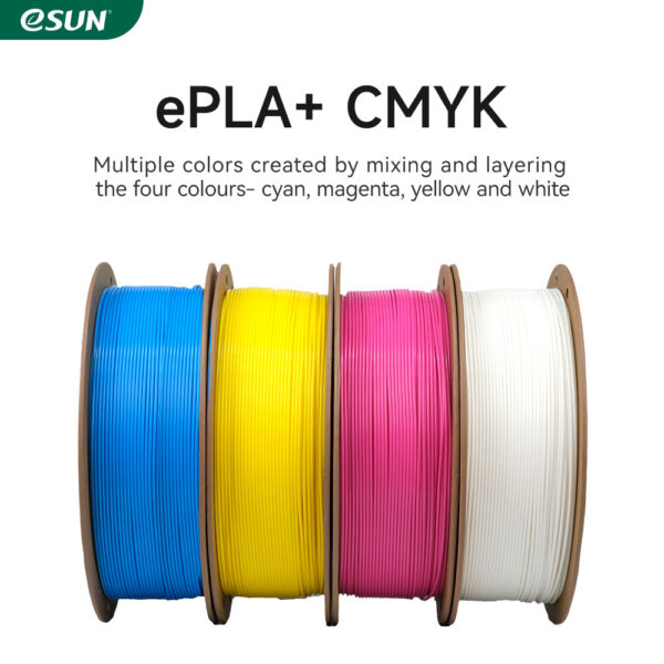 eSUN PLA+ CMYK Filament Bundle 4PCS