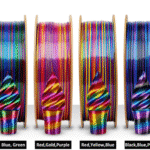 NORTON Tri Color Silk PLA 3D Filament 1.75mm 1Kg