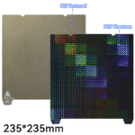 3D Printer High-temp PEI+PEY Patterned Sheet Build Plate Double Sided Magnetic Bed