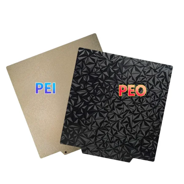 3D Printer High-temp PEI+PEO Patterned Sheet Build Plate Double Sided Magnetic Bed