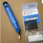 1 Set Nuoda NB1100 Burr Handle With 10 Blades With BS1010 Deburring Tool US