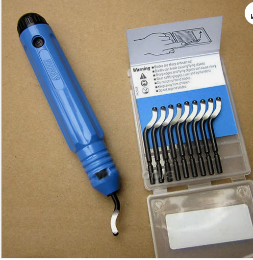 1 Set Nuoda NB1100 Burr Handle With 10 Blades With BS1010 Deburring Tool US