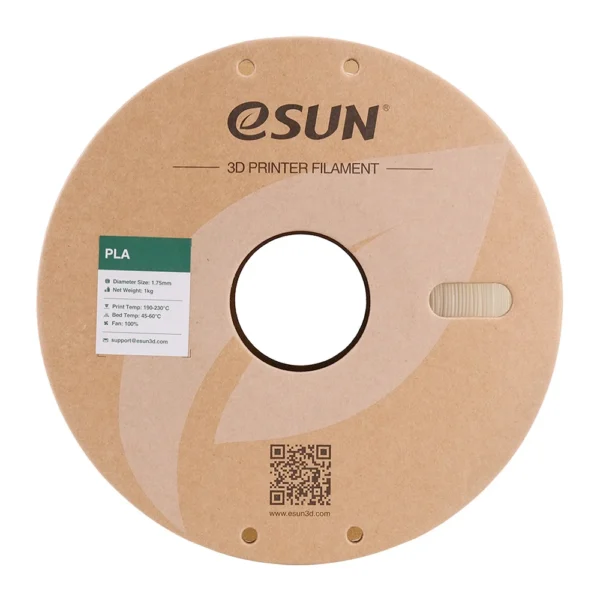 eSUN – PLA filament, 1.75mm, clear, 1kg spool - Image 2