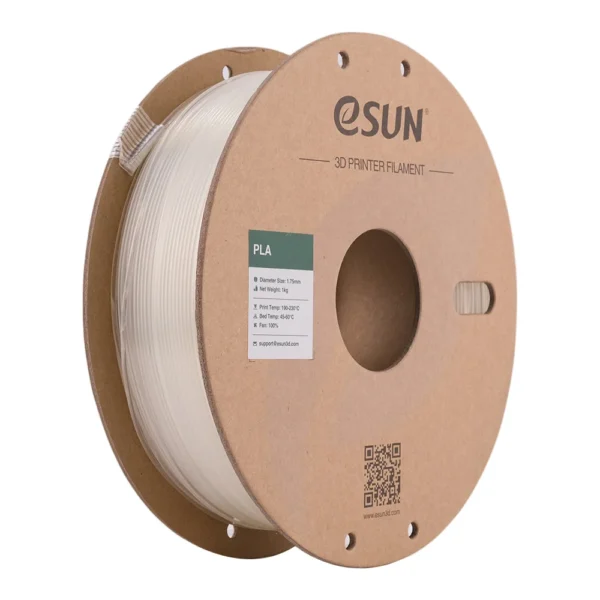 eSUN – PLA filament, 1.75mm, clear, 1kg spool