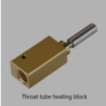 Throat tube heating block ( 4 plus – 4 max )