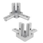 Way End Corner Bracket Connector for T Slot Aluminum Extrusion Profile 4040