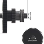 Set of Advanced Extruder Replacement Gears For Orangestorm Giga