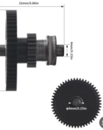 Set of Advanced Extruder Replacement Gears For Orangestorm Giga