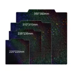 3D Printer High-temp PEI+PEY Patterned Sheet Build Plate Double Sided Magnetic Bed - Image 4