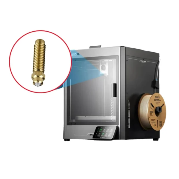 Brass & Hardened Steel Tip Nozzles for ELEGOO Centauri Carbon (1PC)