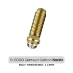 Brass & Hardened Steel Tip Nozzles for ELEGOO Centauri Carbon (1PC) - Image 3