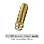 Brass & Hardened Steel Tip Nozzles for ELEGOO Centauri Carbon (1PC) - Image 2