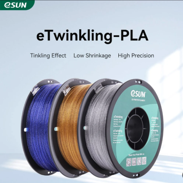 eSUN PLA-Twinkling (PLA-TK) 1.75mm 3D Filament 1KG