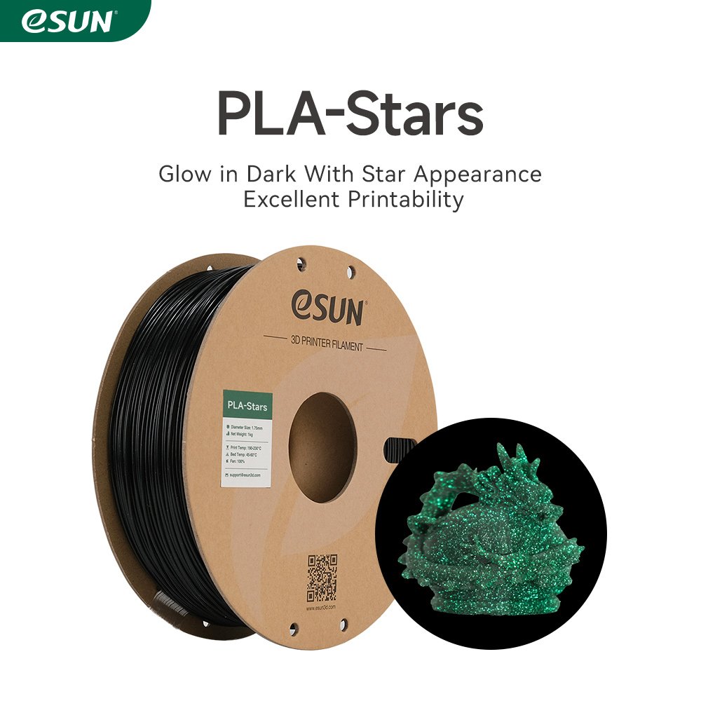 4fa360bcea eSUN PLA-Stars 1.75mm 3D Filament 1KG - Image 1
