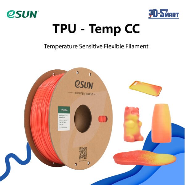 eSUN TPU-Temp Color Change(TPU-Temp CC) 1.75mm 3D Filament 1KG
