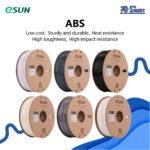 eSUN ABS 1.75mm 3D Filament 1KG