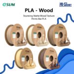 eSUN PLA-Wood 1.75mm 3D Filament 1KG
