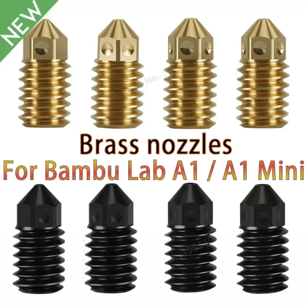 Hardened Steel Nozzle For Bambu Lab A1/ A1 Mini - upgrade